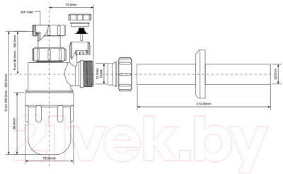 Сифон McAlpine 5130PF