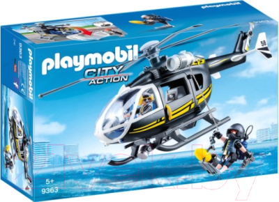 

Конструктор Playmobil, Полицейский вертолет / 9363