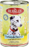 

Влажный корм для собак Berkley, Индейка с сыром / 75071