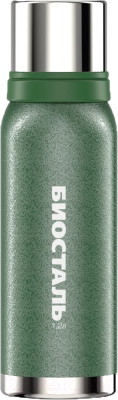 Термос для напитков Биосталь Охота NBA-1200G (1.2л, зеленый)