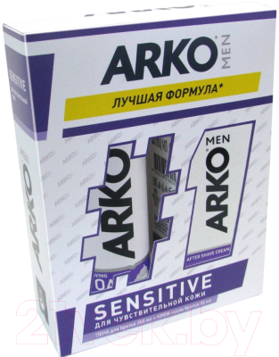 

Набор косметики для бритья Arko, Sensitive Пена+Крем после бритья