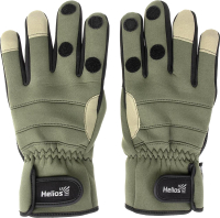 Перчатки для охоты и рыбалки Helios HS-HY-D13-L (L, хаки) - 