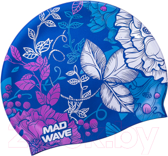 

Шапочка для плавания Mad Wave, Fleur