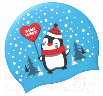 

Шапочка для плавания Mad Wave, New Year