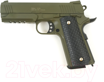 Пистолет страйкбольный GALAXY G.25G пружинный (6мм, зеленый)