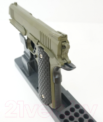 Пистолет страйкбольный GALAXY G.25G пружинный (6мм, зеленый)