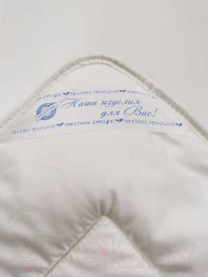 Одеяло Andreas Roti Овечья шерсть Микрофибра Opt White / ОС010102.1551 (140x205, белый/клетка)