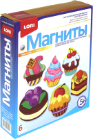 

Набор для творчества, Фигурки на магнитах. Пирожные / М-063