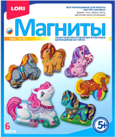 

Набор для творчества Lori, Фигурки на магнитах. Пони / М-021