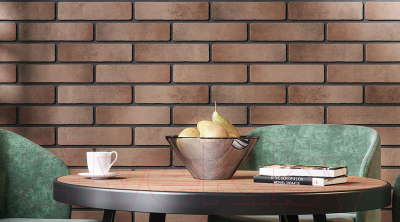 Плитка Golden Tile Brickstyle Chester (250x60, оранжевый)
