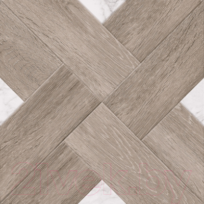 Плитка Golden Tile Marmo Wood Gross (400x400, темно-бежевый)
