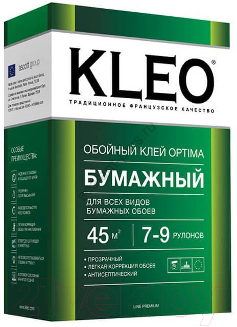 Клей для обоев KLEO Optima Бумажный (160г)