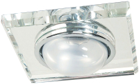 Точечный светильник Акцент Crystal 301 (хром/прозрачный) - 