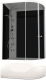 Душевая кабина Domani-Spa Delight 128 High L / DS01D128LHBT10 (черный/тонированное стекло) - 