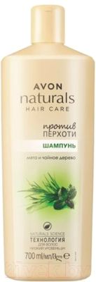 

Шампунь для волос Avon, Naturals Мята и чайное дерево