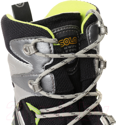 Ботинки для альпинизма Asolo Alpine 6b+ Gv / A01018-A388 (р-р 9, черный/зеленый)