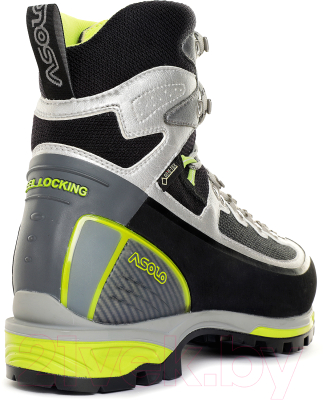 Ботинки для альпинизма Asolo Alpine 6b+ Gv / A01018-A388 (р. 8.5, черный/зеленый)