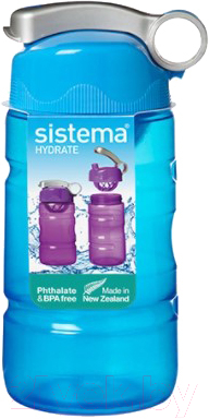 Бутылка для воды Sistema 530 (560мл, зеленый)