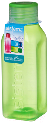 Бутылка для воды Sistema 870 (475мл, зеленый)