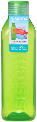 Бутылка для воды Sistema 890 (1л, зеленый)