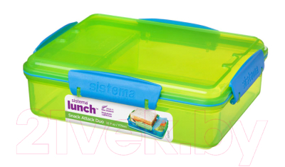 Набор для ланча Sistema Lunch 1597 (зеленый)