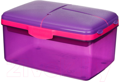 Набор для ланча Sistema 3970С6 (фиолетовый)