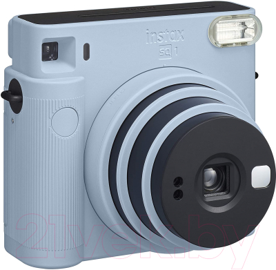 Фотоаппарат с мгновенной печатью Fujifilm Instax Square SQ1 с пленкой Instax Square 10шт (Glacier Blue)