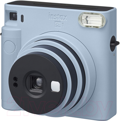 Фотоаппарат с мгновенной печатью Fujifilm Instax Square SQ1 с пленкой Instax Square 10шт (Glacier Blue)