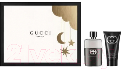 

Парфюмерный набор Gucci, Guilty Туалетная вода 50мл+Гель для душа 50мл