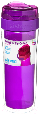 Термокружка Sistema To-Go Кофе-с-собой 21478 (фиолетовый)