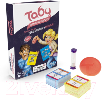 Настольная игра Mattel Games Табу дети против родителей / E4941121