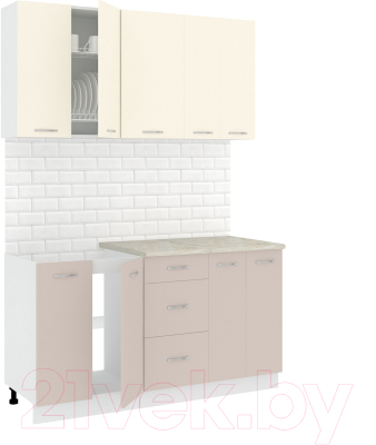 

Готовая кухня Кортекс-мебель, Корнелия Лира 1.5м