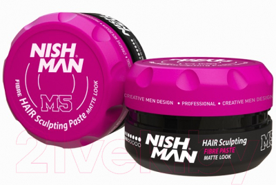 Паста для укладки волос NishMan M5 Sculpting Matte Look сильной фиксации (100мл)