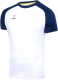 Футболка игровая футбольная Jogel Camp Reglan Jersey / JFT-1021 (XL, белый/темно-синий) - 