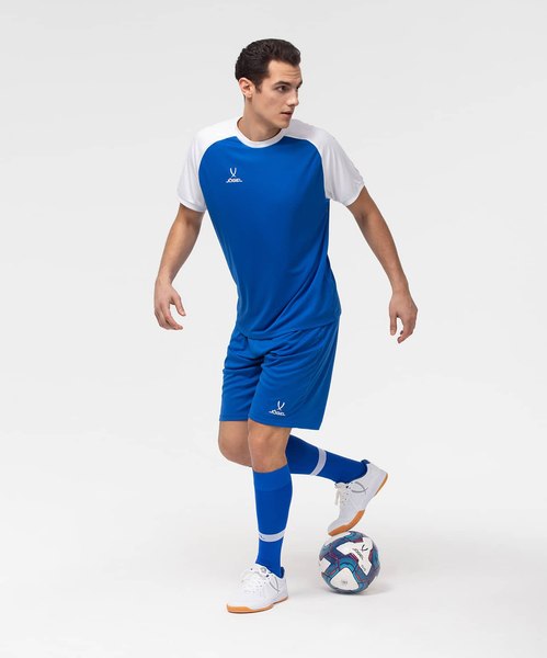 Футболка игровая футбольная Jogel Camp Reglan Jersey JFT-1021 (XXXL, синий/белый)