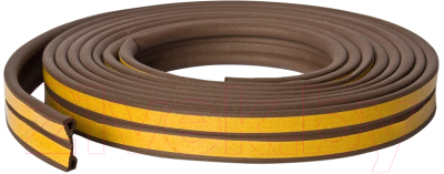 Лента уплотнительная Unibob D-профиль / 32659 (10м, коричневый)