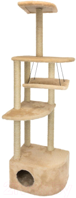 Комплекс для кошек Чип Башня угловая / 8370дб-беж