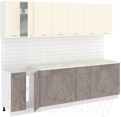 

Готовая кухня Кортекс-мебель, Корнелия Лира 2.6м