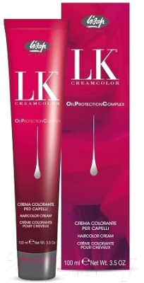 Крем-краска для волос Lisap Oil Protection Complex 5/58 (100мл, светло-каштановый красно-фиолетовый)