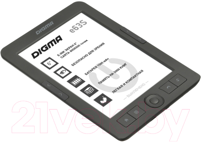 Электронная книга Digma E63S (Dark Grey)