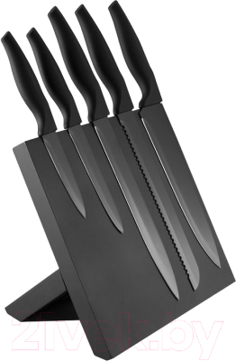 Набор ножей Platinet PBKSB5W (черный/черный)