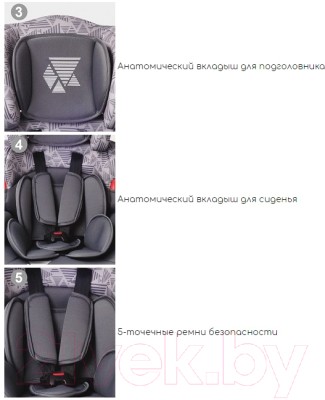 Автокресло Lorelli Kiddy Red / 10070011855