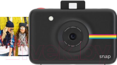 Фотоаппарат с мгновенной печатью Polaroid Snap (черный)
