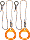 Кольца для спортивного комплекса Формула здоровья КГ02В (оранжевый) - 