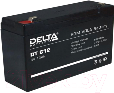 Изображение товара Аккумуляторная батарея DELTA DT 612