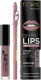 Набор декоративной косметики Eveline Cosmetics Помада Oh My Lips №4+карандаш д/губ Max Intense Colour 12 Pink (4.5мл+0.8г) - 