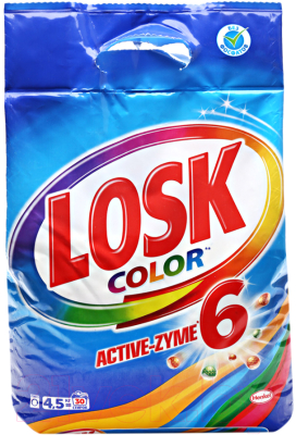 Стиральный порошок ЛОСК Active-Zyme 6 Color (4.5кг)