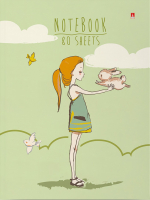 

Записная книжка, Girl and Rabbit / 3-80-005/22