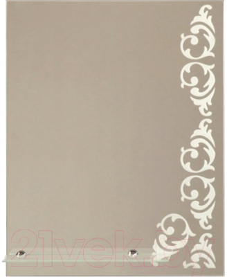 Зеркало Tivoli Шоколад 458520 (с полкой)