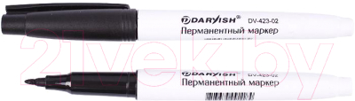 Маркер перманентный Darvish DV-423-02 (черный)